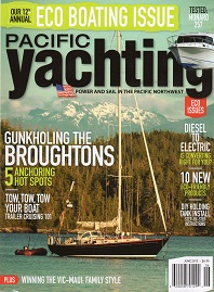 Pacific Yachting Magazine Cover
